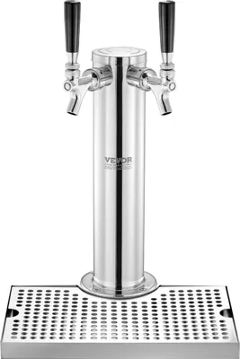 Obrázek produktu pro Sada dvojitého kohoutku Kegerator Tower Kegerator Beer Tower & A-System Keg Coupler