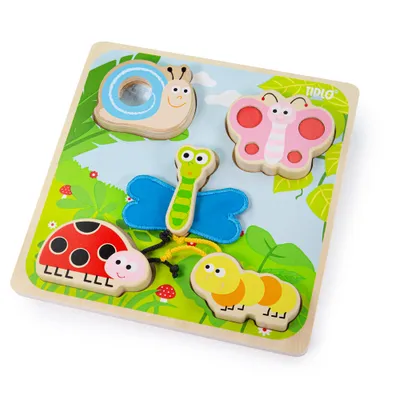 Produktbild von Tidlo Holzpuzzle - pädagogisches Insekten Spielzeug für Kinder