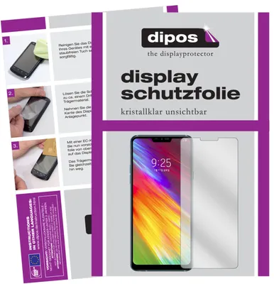 Produktbild von 3+3x Schutzfolie für LG Q9 klar Displayschutzfolie Folie Display Schutz dipos