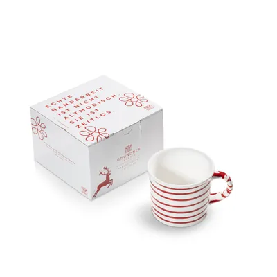 Immagine prodotto di Vetroceramica Gmundner rosso fiammato, tazza da caffè (0,24 L)