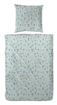 Produktbild von 135x200 cm Mikrofaser-Bettwäsche Mehrfarbig 141043-052 | 1