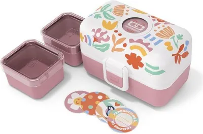 Image de Lunch Box Enfant MONBENTO MB Tresor Papercut, 3 Compartiments, 800ml, Sans BPA