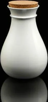 Immagine prodotto di Goebel Vase 21 cm mit Korkdeckel - Vera Kaiser Porzellan Vera weiß Biskuitporzellan 14004291