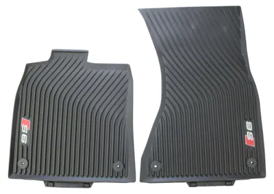 Original S6 Premium Gummi-Fußmatten Matten SET für Audi A6 und S6 4G C7 + Avant – Produktansicht