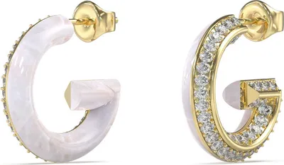 Produktbild von Guess G Kristall-Ohrringe Guess-JUBE05436JWYGWHT-U