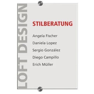 Image de DURABLE Plaque de porte CRYSTAL SIGN acrylique transparent DIN A4