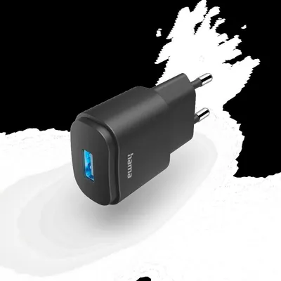 Zdjęcie produktu dla Hama Netzteil USB-A 5V/ 1.2 A schwarz