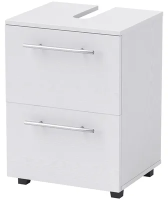 Immagine prodotto di Mobiletti da bagno sottolavello con cassetto e vano chiuso | Colore: Bianco | Dimensioni: 41,5 x 35,5 x 59 cm