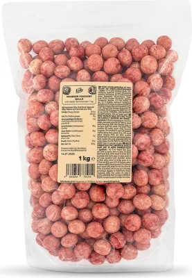 Produktbild von KoRo I Himbeer Crispy Balls mit weißer Schokolade 1 kg