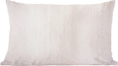 Produktbild von MuchoWow® Zierkissen Sofakissen Wohnzimmer Dekokissen 50x30 cm Beton - Wand - Weiß - Wohnzimmerdekoration - Polster mit Photo