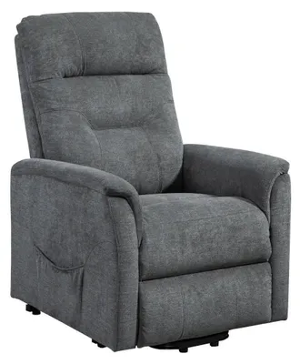 Relaxsessel Argos, manuell, grau, 110x92x78 cm
