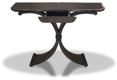 Immagine prodotto di Tavolino consolle Casa Padrino con cassetto, nero, 100 x 35 x 85 cm - Elegante consolle dal design moderno