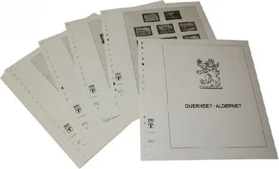 Produktbild von Lindner-T Vordruckblätter T145GA Alderney - Jahrgang 1983-2011