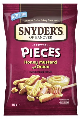 Obrázek produktu pro Snyder’s Pieces – medová hořčice s cibulí, balení 110 g