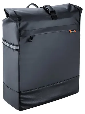 Image de Sacoche de vélo - Sacoche de porte-bagages 30L - Nylon imperméable - Sacoche de vélo - Sacoche de porte-bagages avec housse de pluie - Noir