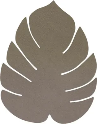 Produktbild von LIND DNA NUPO Untersetzer Monstera Leaf army green 14x12