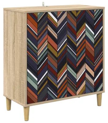 Obrázok produktu pre Komoda OMMEN Sonoma, 69 x 33 x 75 cm, drevotrieska