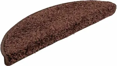 Produktbild von vidaXL Stufenmatten 30 Stk. 56x17x3 cm Braun Halbrund