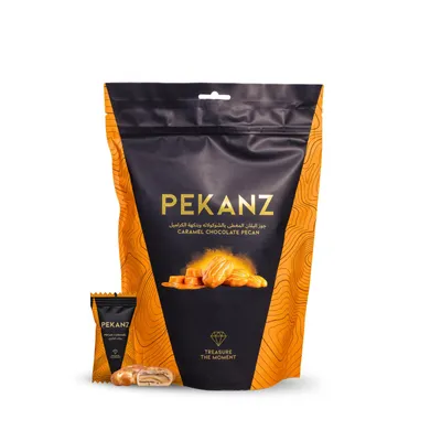 Zdjęcie produktu dla Pekanz Orzechy Pekan w Karmelowej Czekoladzie 200 g