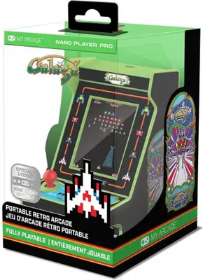 Produktbild von My Arcade Nano Player Galaga 2 Games 4.5´´ Retro-konsole Durchsichtig One Size / EU Plug 220V Durchsichtig One Size