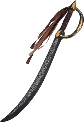 Produktbild von Piraten-Schwert mit Fransengriff (68cm)