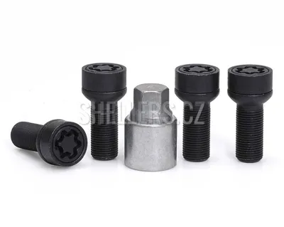 Obrázok produktu pre Bezpečnostné poistné skrutky M15x1,25x32 kruhové R14, kľúč 17, SICUSTAR BVN932R14, MERCEDES