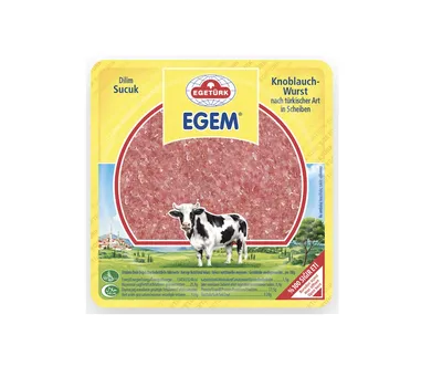 Produktbild von Egetürk EGEM Sucuk – Knoblauchwurst nach türkischer Art, in Scheiben, 100 % Rind, Halal