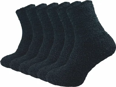 Produktbild von Gawilo Kuschelsocken Herren (6 Paar), Schwarz / 47 - 50