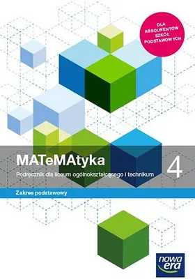 Zdjęcie produktu dla MATeMAtyka 4. Podręcznik dla szkół ponadpodstawowych. Zakres podstawowy