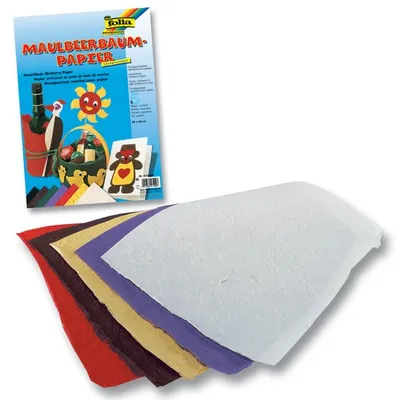 Obrázok produktu pre folia 570409 Mulberry papier 100 g/m², 25 x 38 cm, viacfarebný (5 listov)