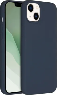 Image de Accezz Liquid Silicone Backcover avec MagSafe pour l'Apple iPhone 14 Plus - Bleu foncé