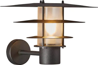 Produktbild von Nordlux Wandleuchte Außenleuchte Bastia Ø35cm Schwarz IP54 max. 20W E27 ohne Leuchtmittel