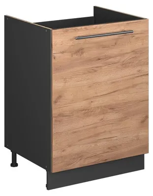 Immagine prodotto di Mobile lavello cucina Vicco Fame-Line Rovere dorato/Antracite 60 cm, Model 63423