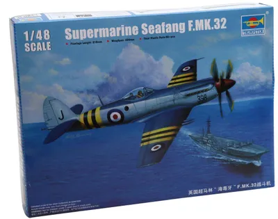 Modellbausatz Supermarine Seafang F Mk.32, 1:48, 90 Teile