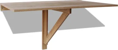 Produktbild von vidaXL Wandklapptisch Eiche 100x60 cm