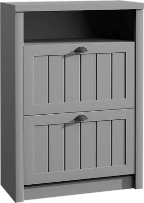 Produktbild von Schuhschrank Segnas 10, Farbe: Grau - 113 x 82 x 36 cm (H x B x T)