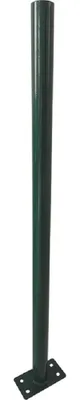 Runder Pfosten mit Platte, 130 cm, Grün, Eisen