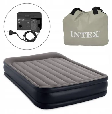 Produktbild von Intex Luftmatratze 203x152cm mit elektrischer Pumpe