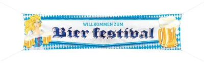 Produktbild von Streetbanner   Bierkrug 180x40 cm Folat 61492, Festdeko