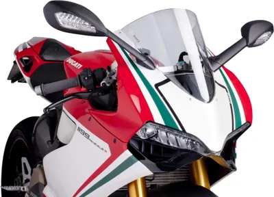 Produktbild von PUIG 5990W R-Racer Scheibe  passend fuer DUCATI 1199 PANIGALE Transparent