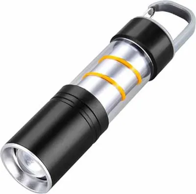 Produktbild von INF Mini LED Taschenlampe - Zoombar, Wiederaufladbar, Ideal für Camping