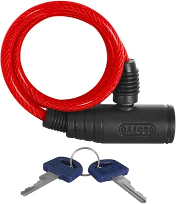 Produktbild von Oxford Bumper Kabelschloss (Red)