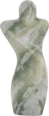 Produktbild von Present Time - Ornament Male Abstract - Grün - 10x5x23cm