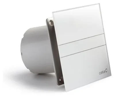 Produktbild von Cata E-120 GT Axial-Badlüfter mit Zeitschaltuhr, 15W, Rohrleitung 120mm, weiß