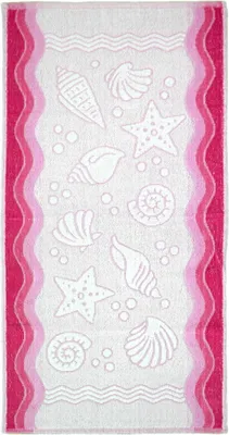 Zdjęcie produktu dla Ręcznik bawełniany Flora 70 x 140 cm różowy
