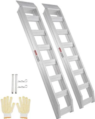 Imagen del producto de Escaleras de aluminio de alta capacidad de carga: 6800 libras