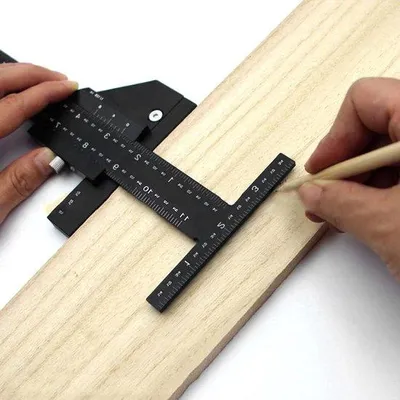 Produktbild von 30 cm T-Liniaal für Holzbearbeitung