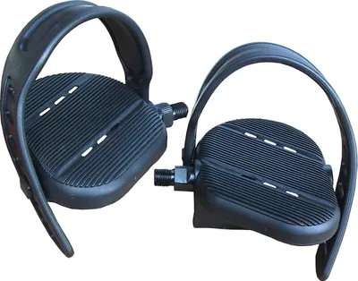 Produktbild von BDCP Hometrainer Pedale 1/2" kleiner Durchmesser mit Riemen Heimetrainer Pedal