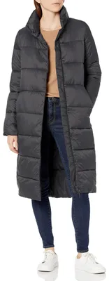 Produktbild von A. Essentials Damen Leichter, Wasserabweisender Langer Steppmantel in Cocoon