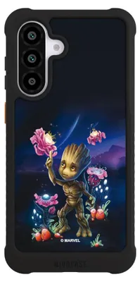 Produktbild von NIVOCASE Hülle für Samsung Galaxy A56 5G Stoßfeste Handyhülle NIVOmax Case Schwarz Marvel Guardians Of The Galaxy Baby Groot